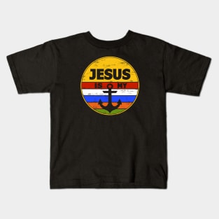 jesus christ - Team Jesus - Anchor Kids T-Shirt